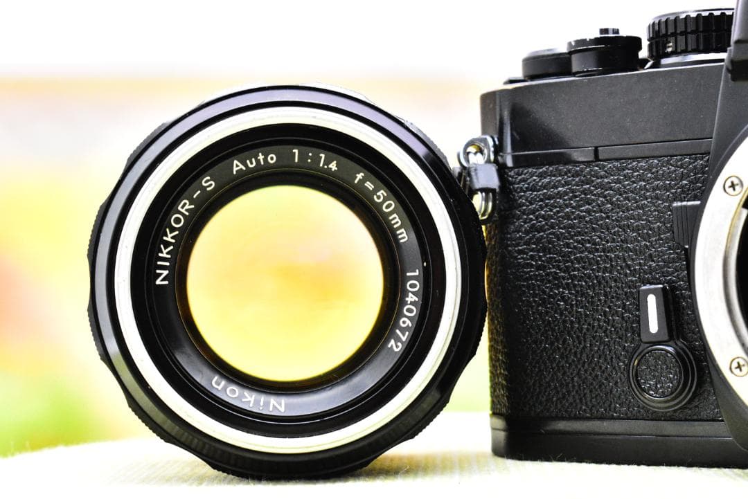 【整備済 美品】ニコン Nikon FE 黒 + 50mm F1.4