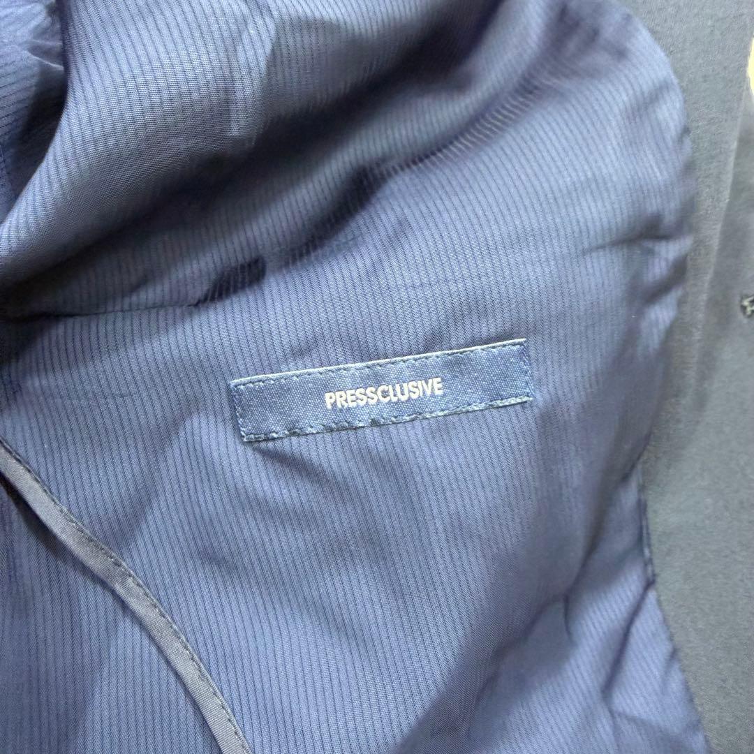 極美品 J.PRESS 紺ブレ 刻印銀ボタン 段返り ウール キュプラ M