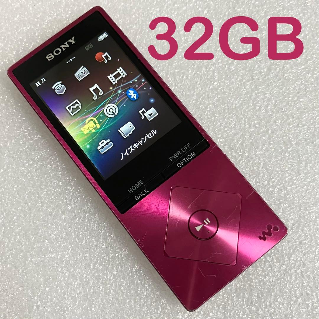 【バッテリー良好】　ソニー　ウォークマン　NW-A26 32GB ボルドーピンク
