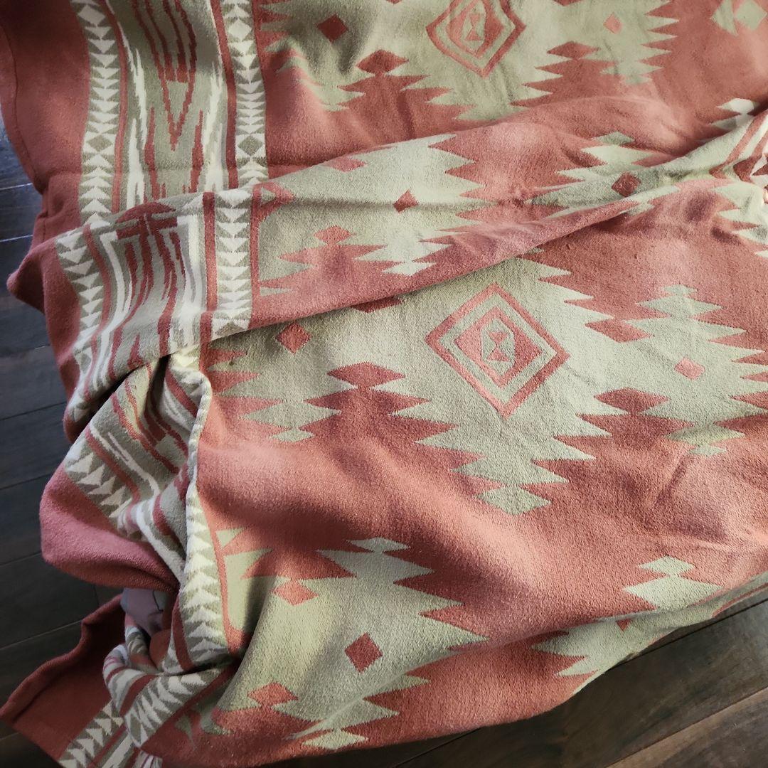 RALPHLAUREN  NATIVE大判コットンブランケット