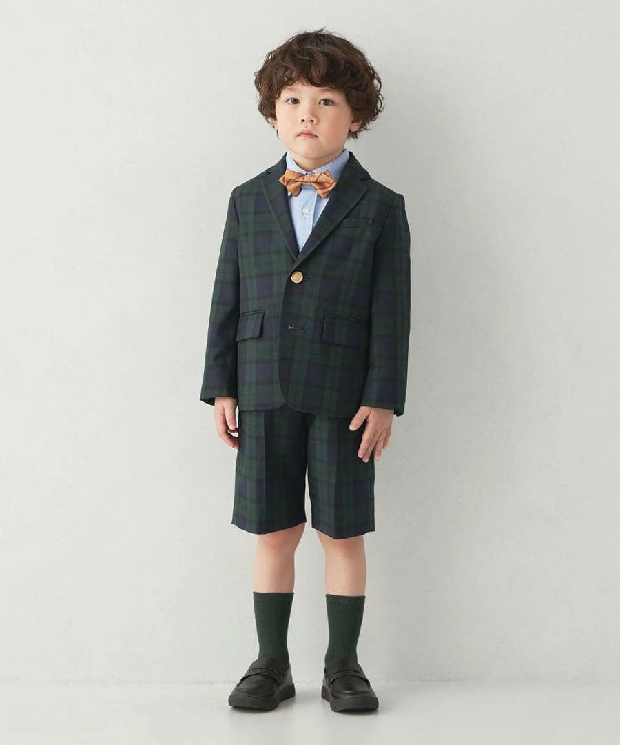 GREEN LABEL RELAXING スーツセット 130 靴付き21cm