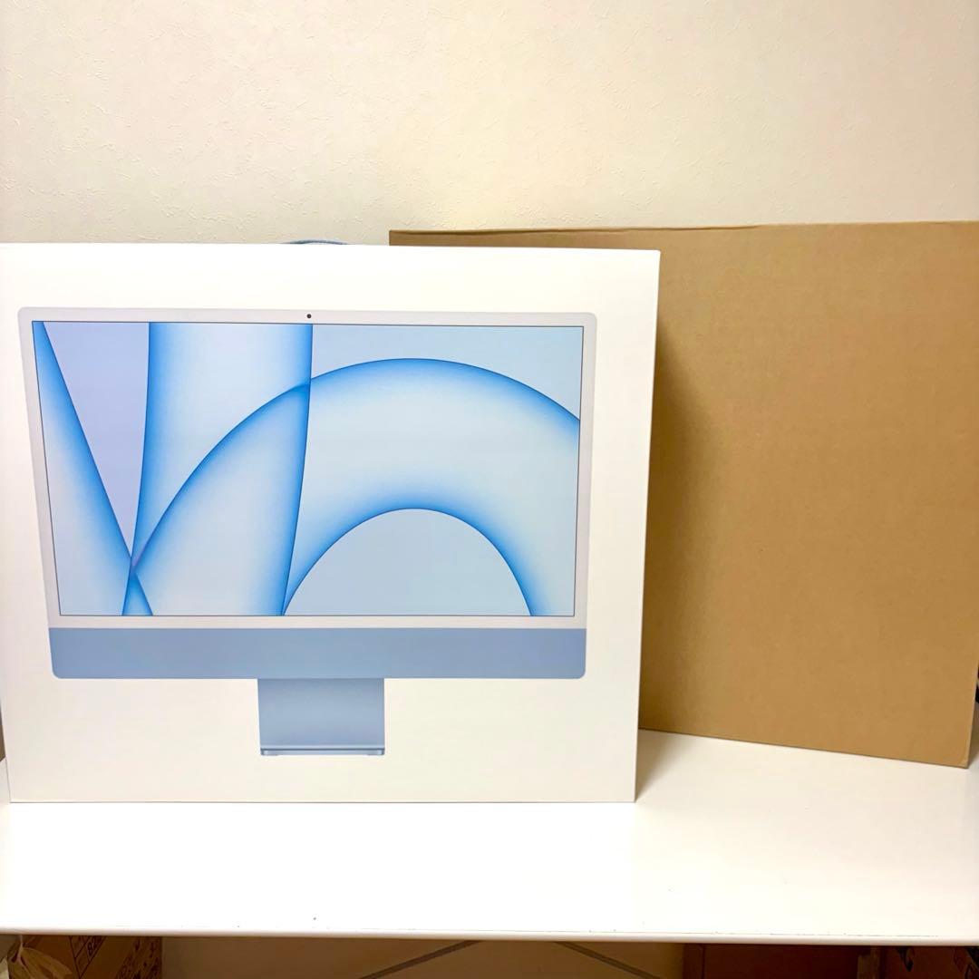 【最終価格‼️】 iMac M1 〈1TB〉8GB 24インチ　テンキー付　ブルー