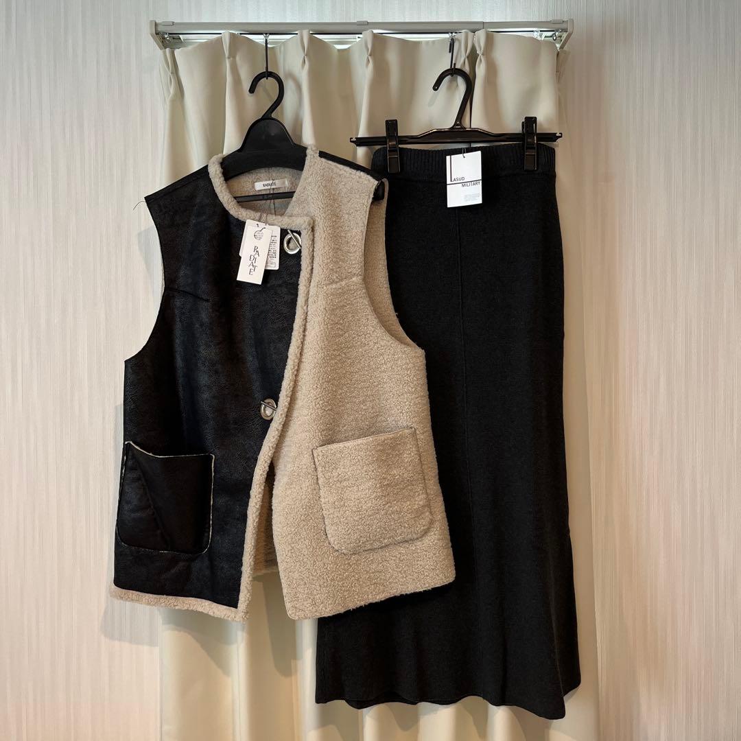 YAMADAYA ベスト　ロングスカート