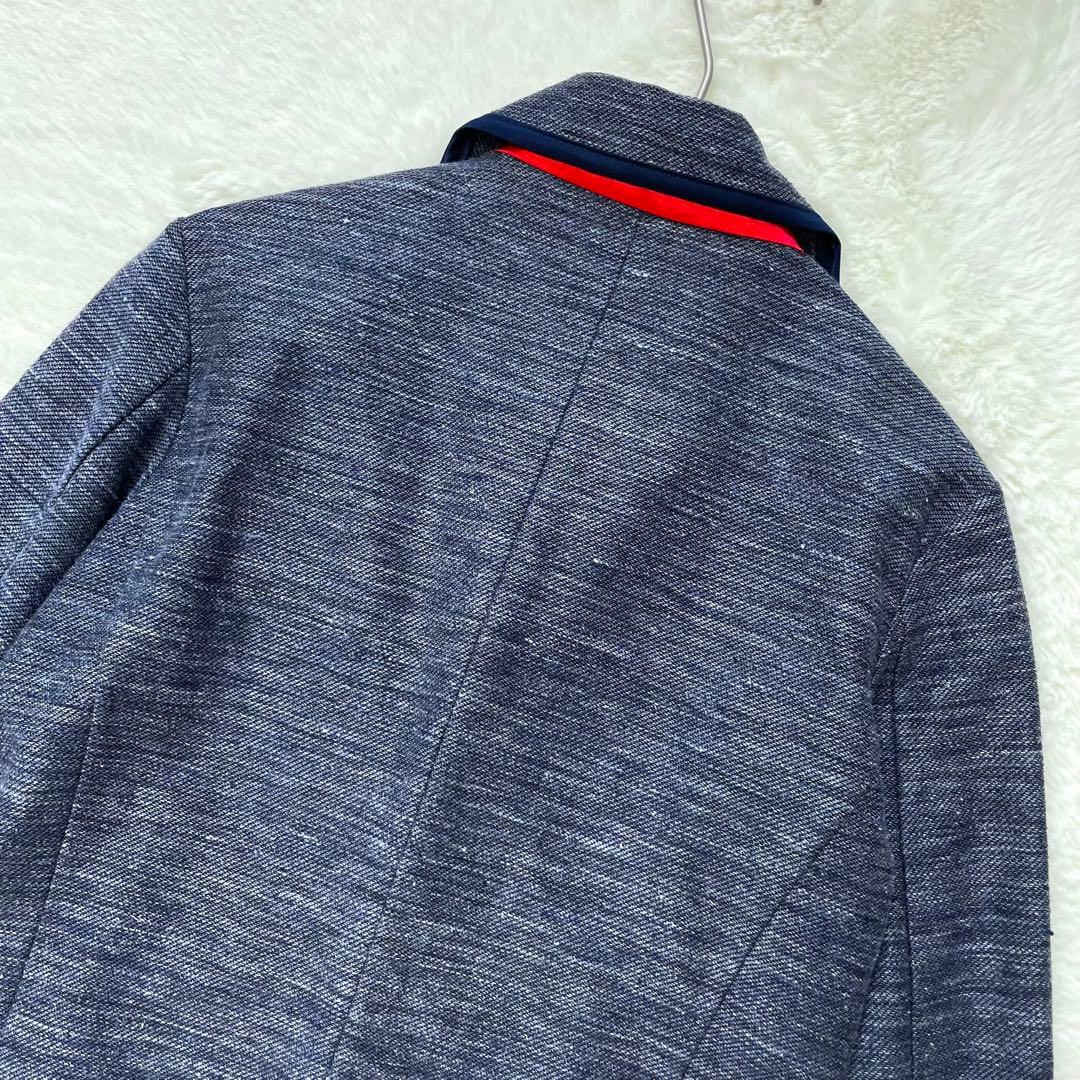 REGINA ROMANTICO リネンパイピングジャケット インディゴ 美品