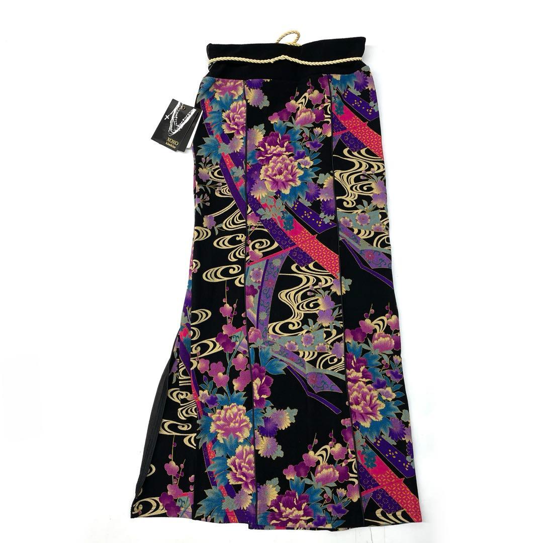 新品未使用XOXO kiss kiss 和柄　セットアップキャバ嬢ドレス3039