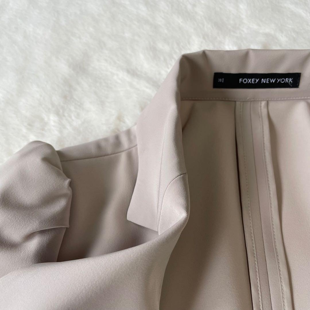 FOXEY フォクシーニューヨーク ストレッチ テーラードジャケット 38 M