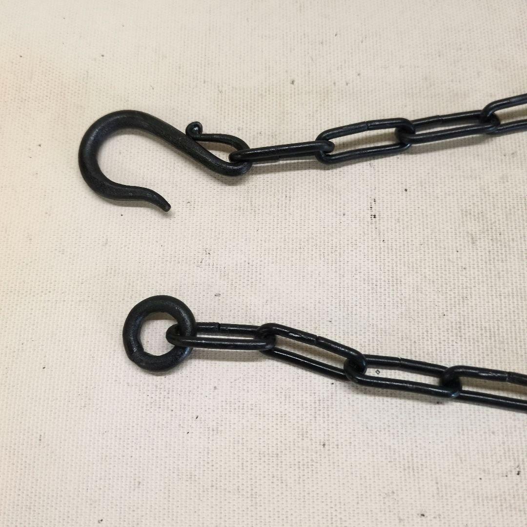 銅製花器　半月　池坊好み　池坊花器