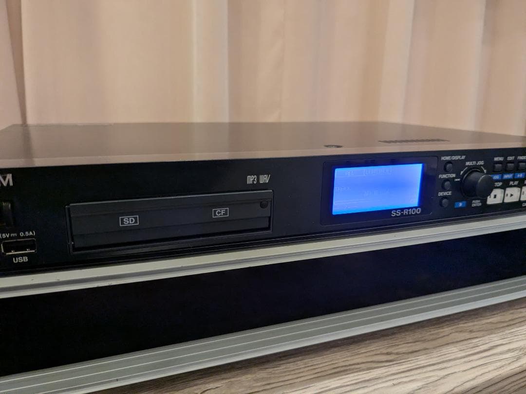 TASCAM SS-R100｜ステレオレコーダー【動作確認品】ケース付き