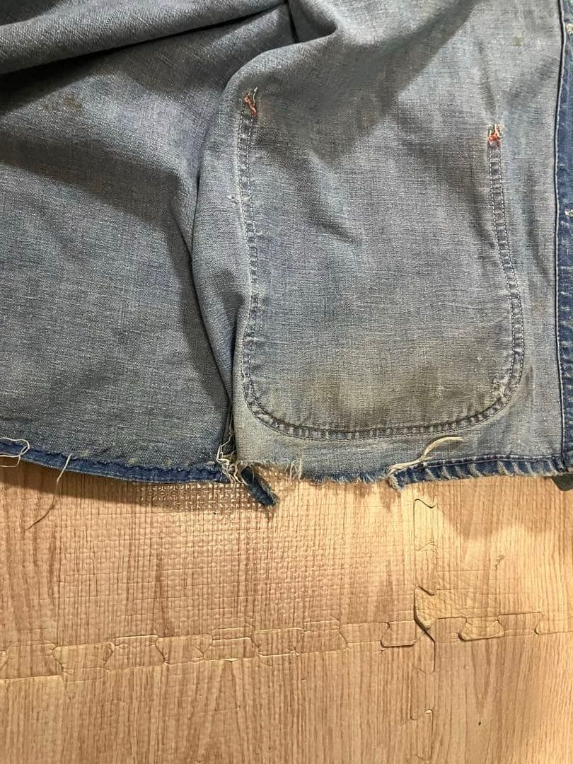 PAYDAY ペイデイ50'sカバーオール デニムジャケット ビッグサイズ　ボロ