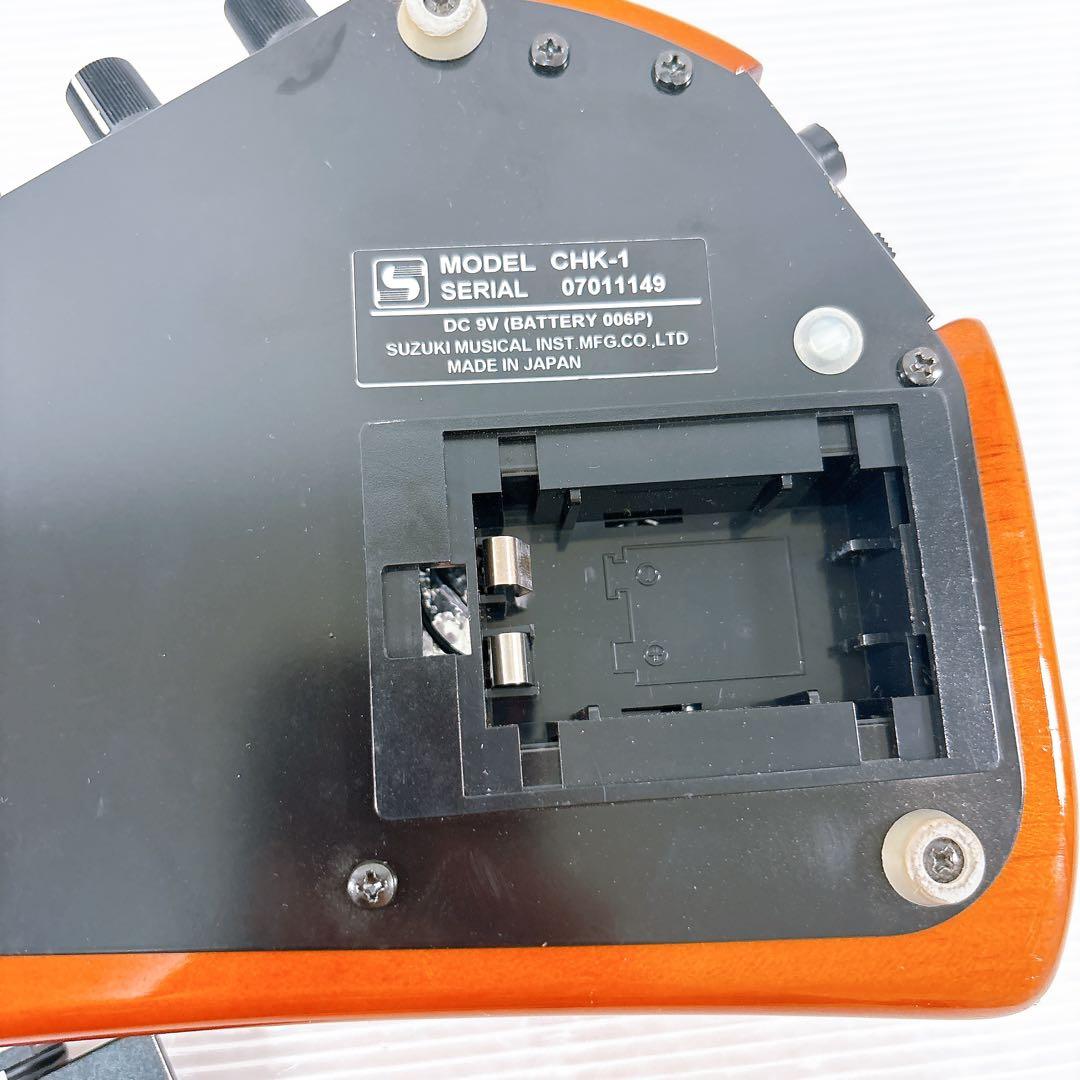 【美品】SUZUKI スズキ 電気大正琴 ソプラノ こはく CHK-1