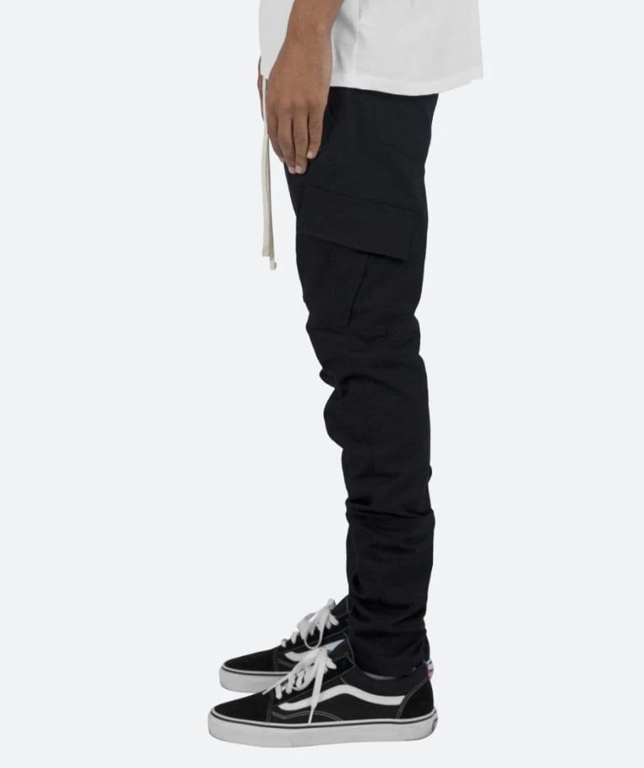 パンツ mnml ZIP CARGO DRAWCORD PANTS / BLACK5