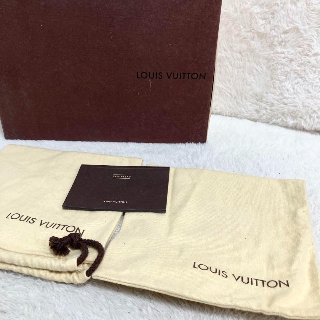 ルイヴィトン ダミエ ソバージュ サンダル ミュール ハラコ フラワーロゴ 靴