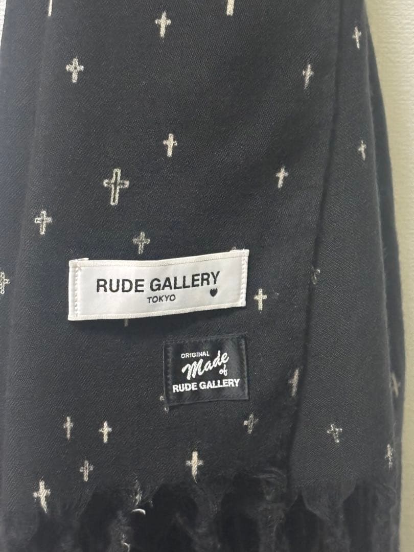 タイムセールRUDE GALLERY 十字架プリントストール　BK チバ　ケルト