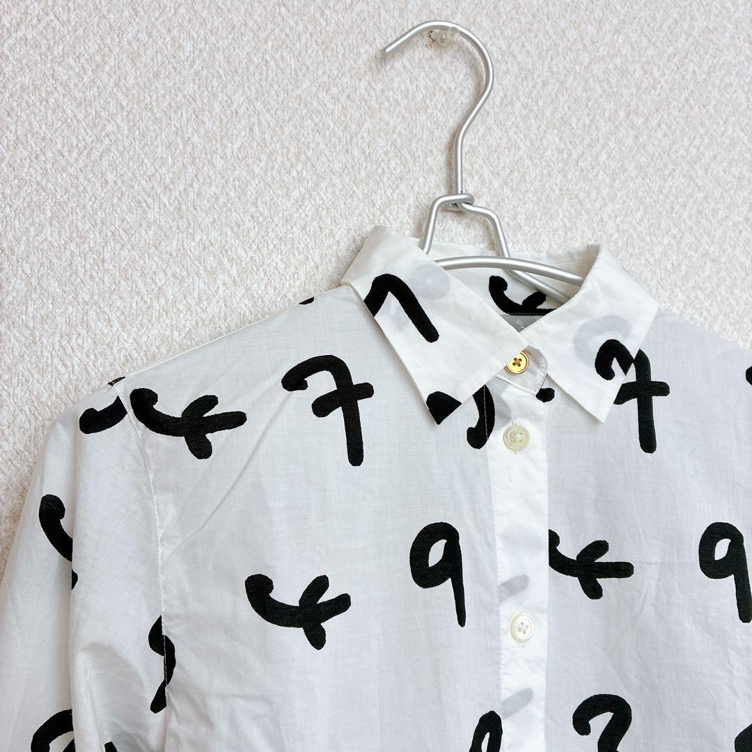 美品✨ Paul Smith ポールスミス ナンバーズ 数字 シャツ オンワード