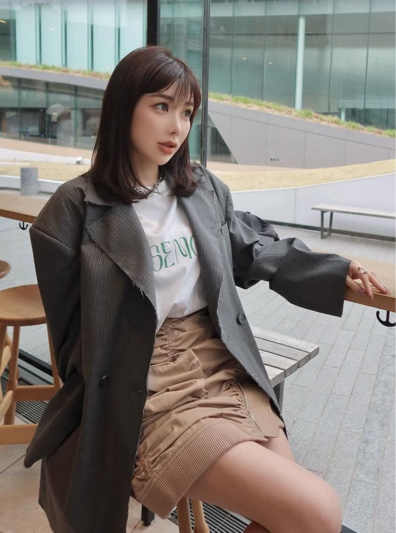 スカート MA-1 LIKE MINI SKIRT