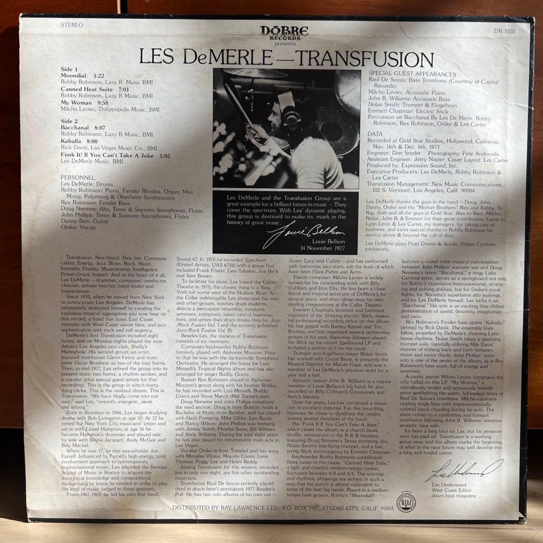 Les DeMerle Transfusion レコード