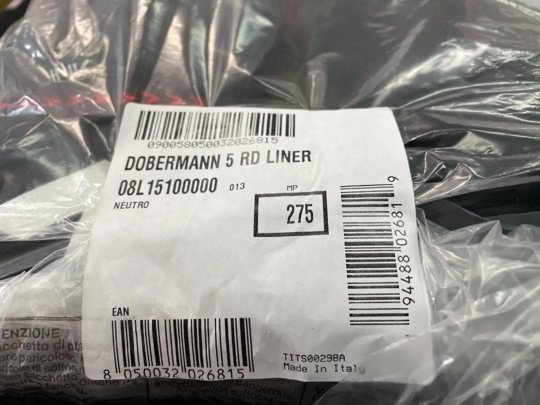 ノルディカ ドーベルマン 5 RD ブーツインナー 27.5cm【新品未開封】