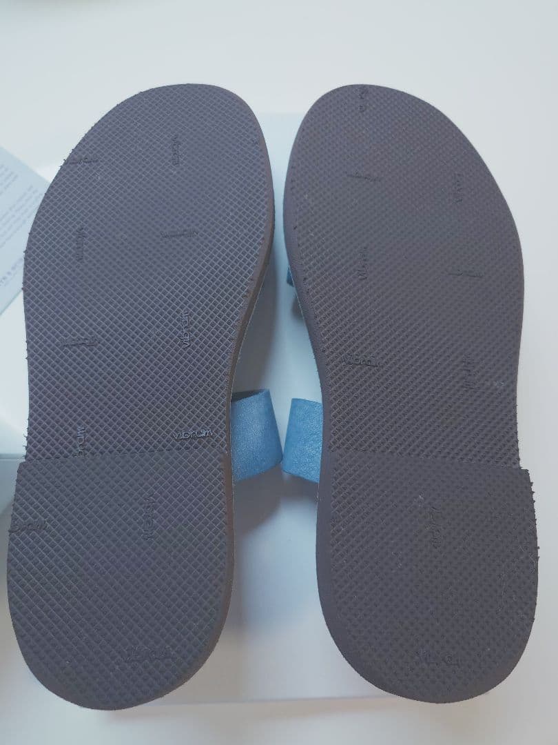 ARTS&SCIENCE ブルーレザーサンダル美品