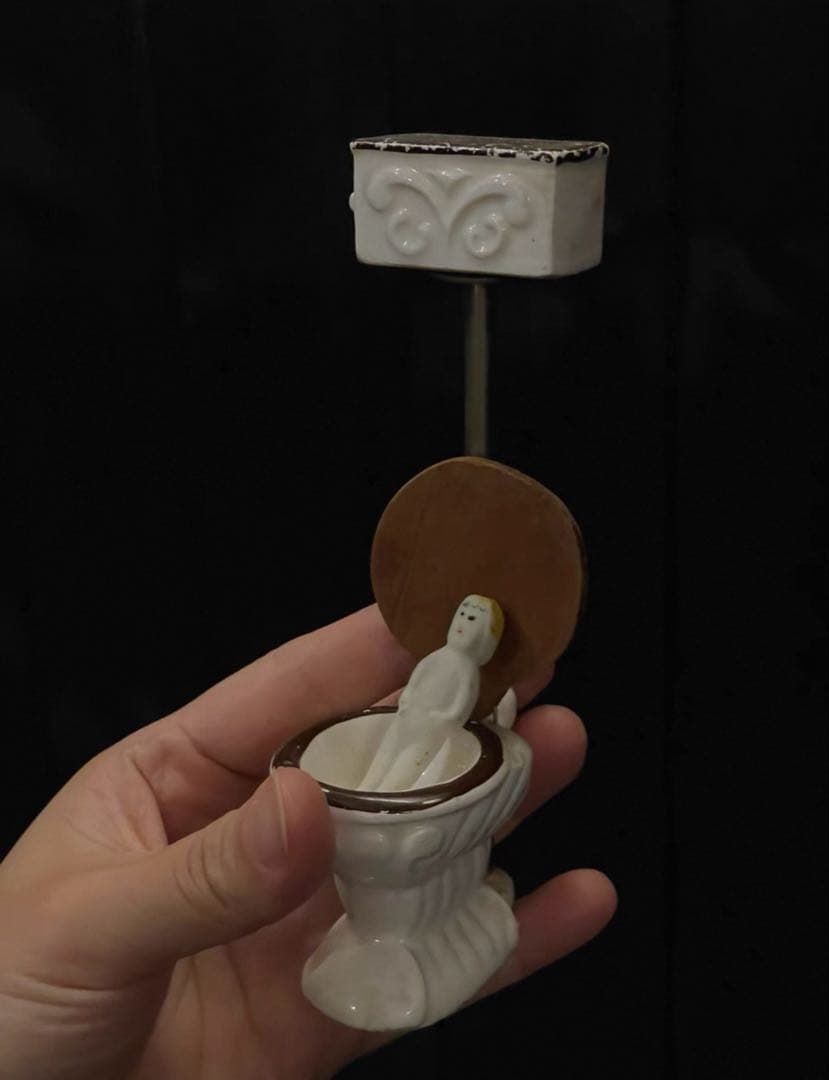 アンティーク　チャイニーズ　トイレ　セット