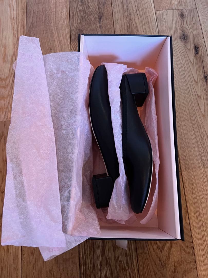 Repetto ブラックレザー ミュール 新品未使用　バレエシューズ　35