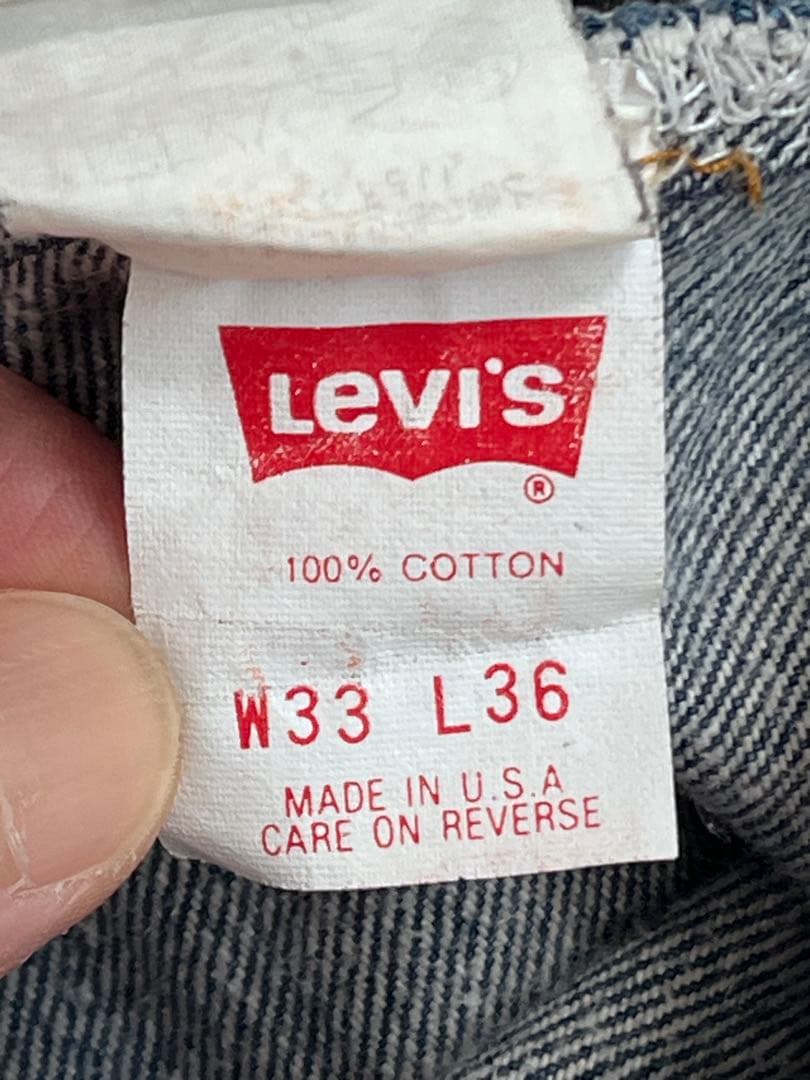 p*x様 赤文字 90年代　リーバイス　501 バレンシア　33