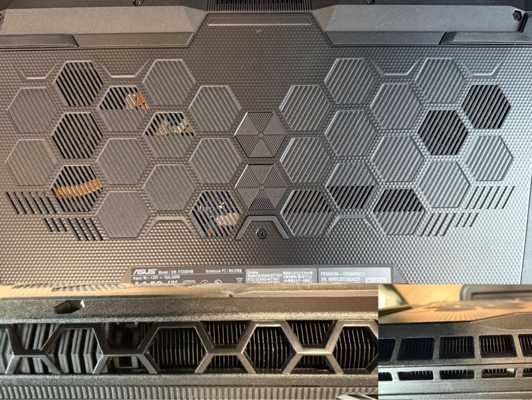 ASUS TUF Gaming F15 FX506HM 中古