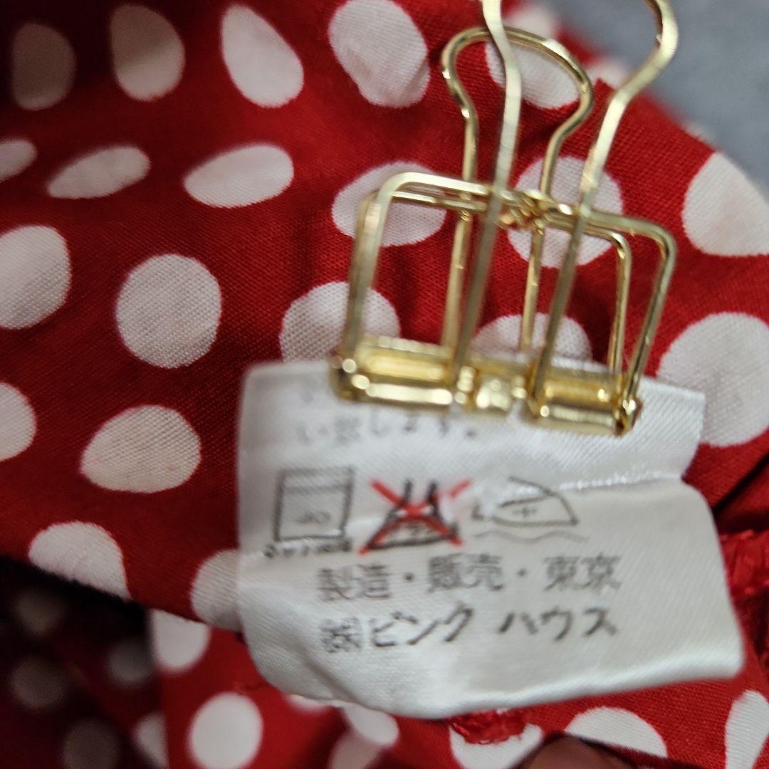 希少 PINK HOUSE ピンクハウス ポルカドット コットンワンピース