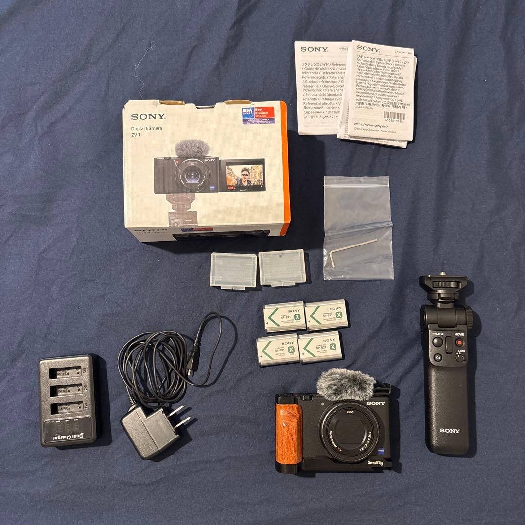 SONY ZV-1 デジタルカメラ　その他備品付き