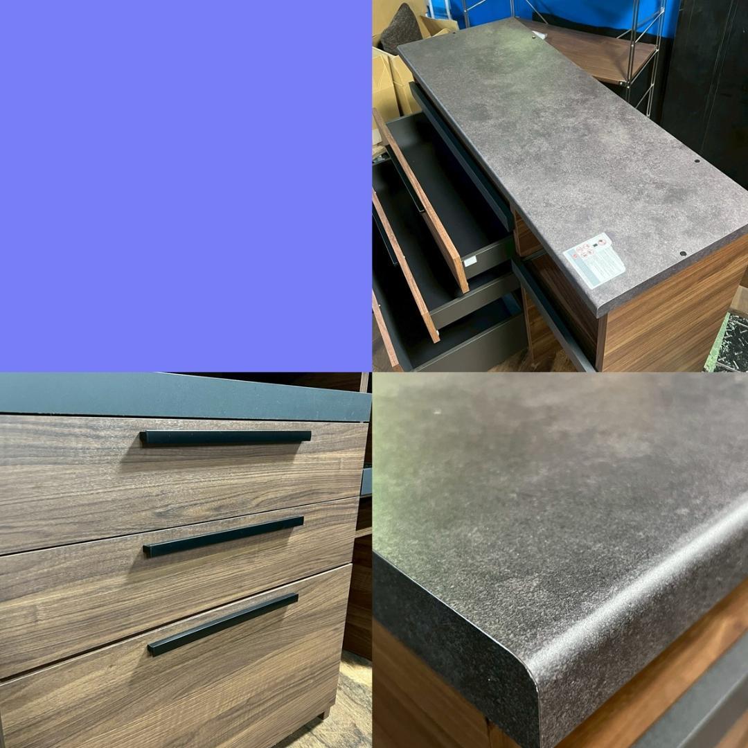 【 羽出品 】パモウナ キッチンカウンター レンジボード 食器棚 シンプル