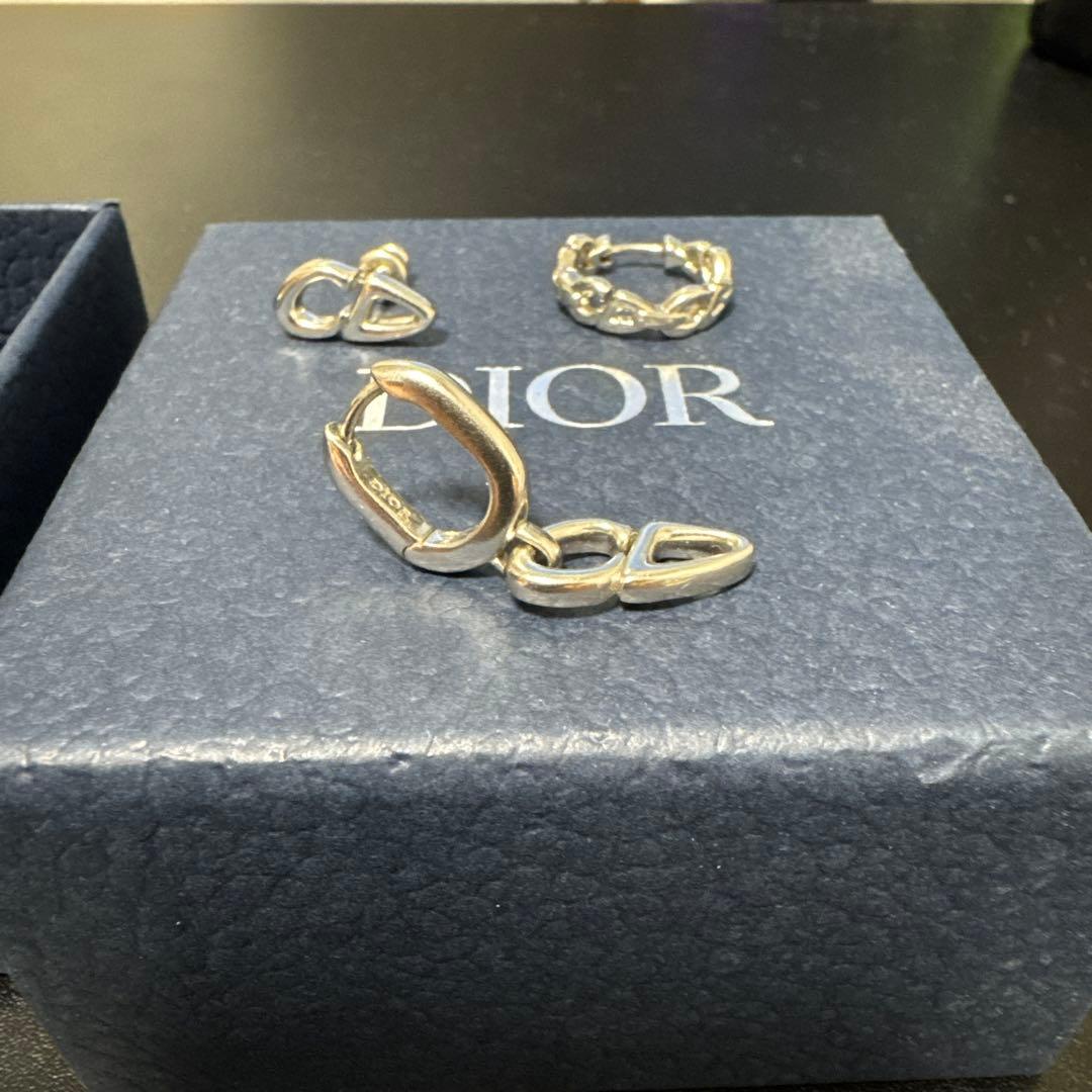 Dior シルバー ピアスセット