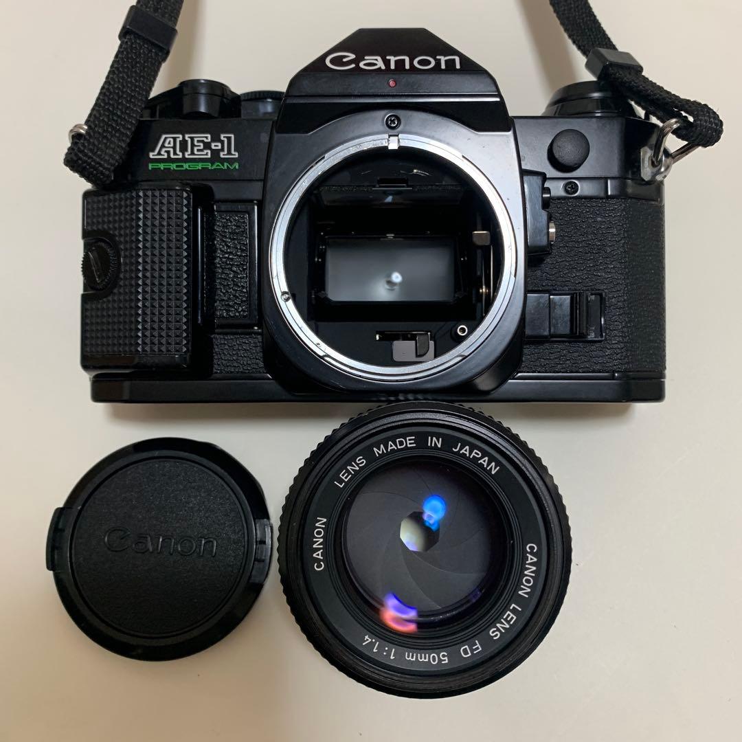 Canon AE-1 PROGRAM フィルムカメラ 50mmレンズ付