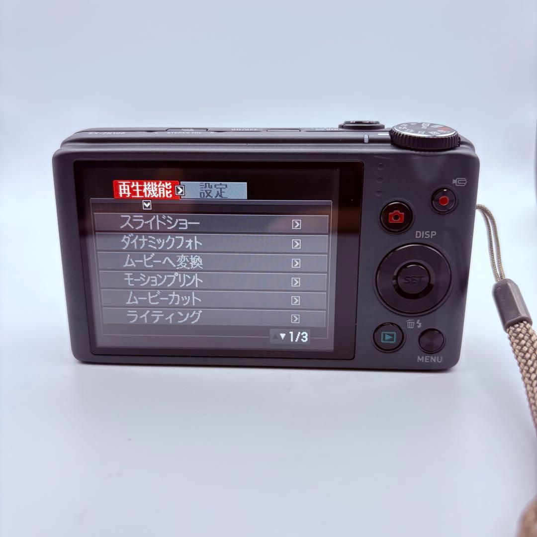CASIO EXILIM デジタルカメラ EX-ZR100 ブラック