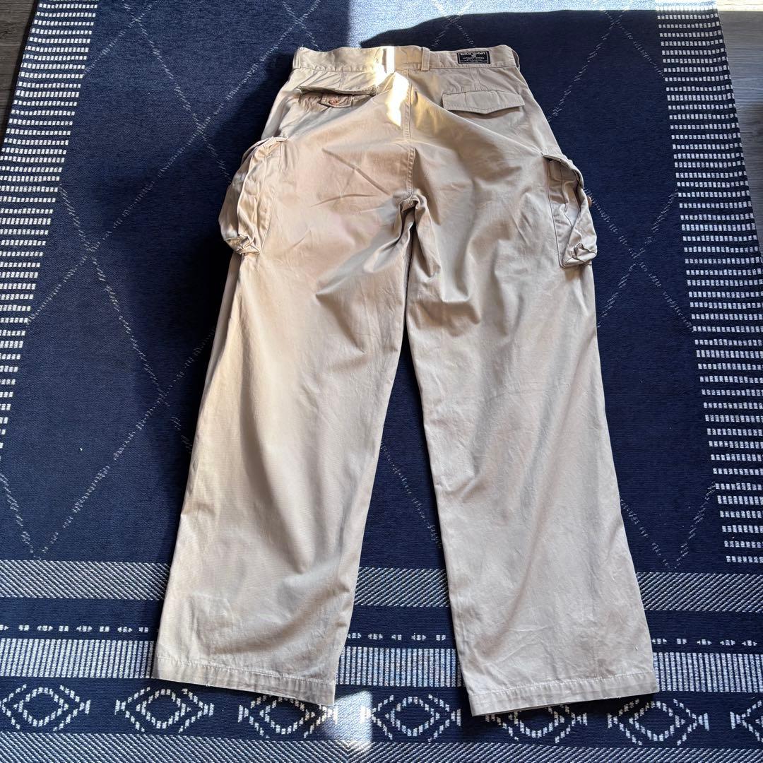 ラルフローレン　ミリタリーワイドカーゴパンツ　90sヴィンテージ