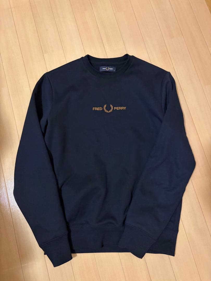 fredperry 裏起毛スウェット　ネイビー