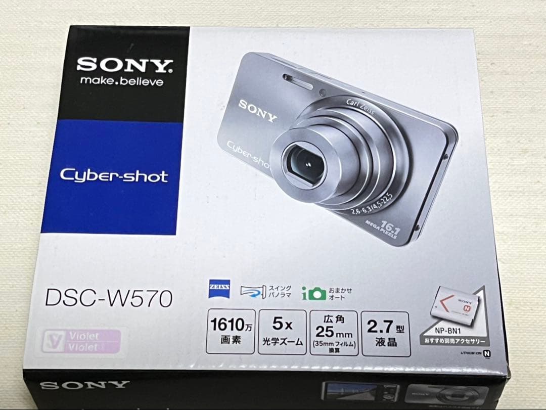 ★ SONY Cyber-shot DSC-W570 パープル バイオレット