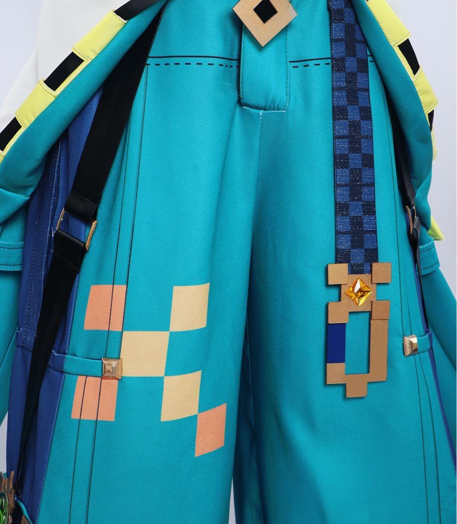 【即納フルセット】 原神 キィニチ コスプレ 衣装+ウィッグ+靴