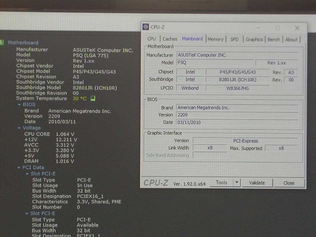CPU付き　ASUS　P5Q LGA775