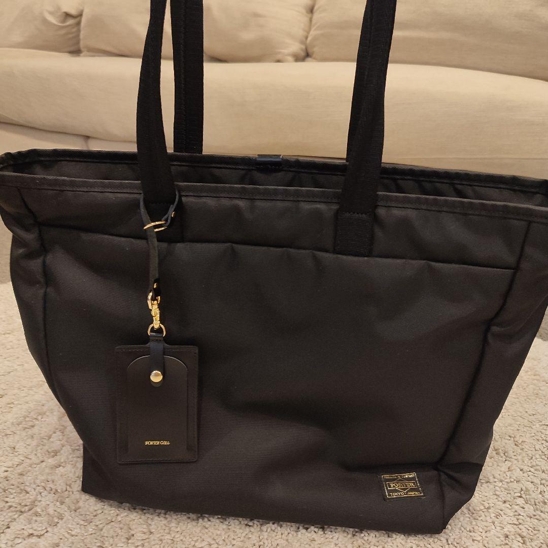 美品PORTER GIRL SHEAポーターガールシアＬブリーフトートバッグ