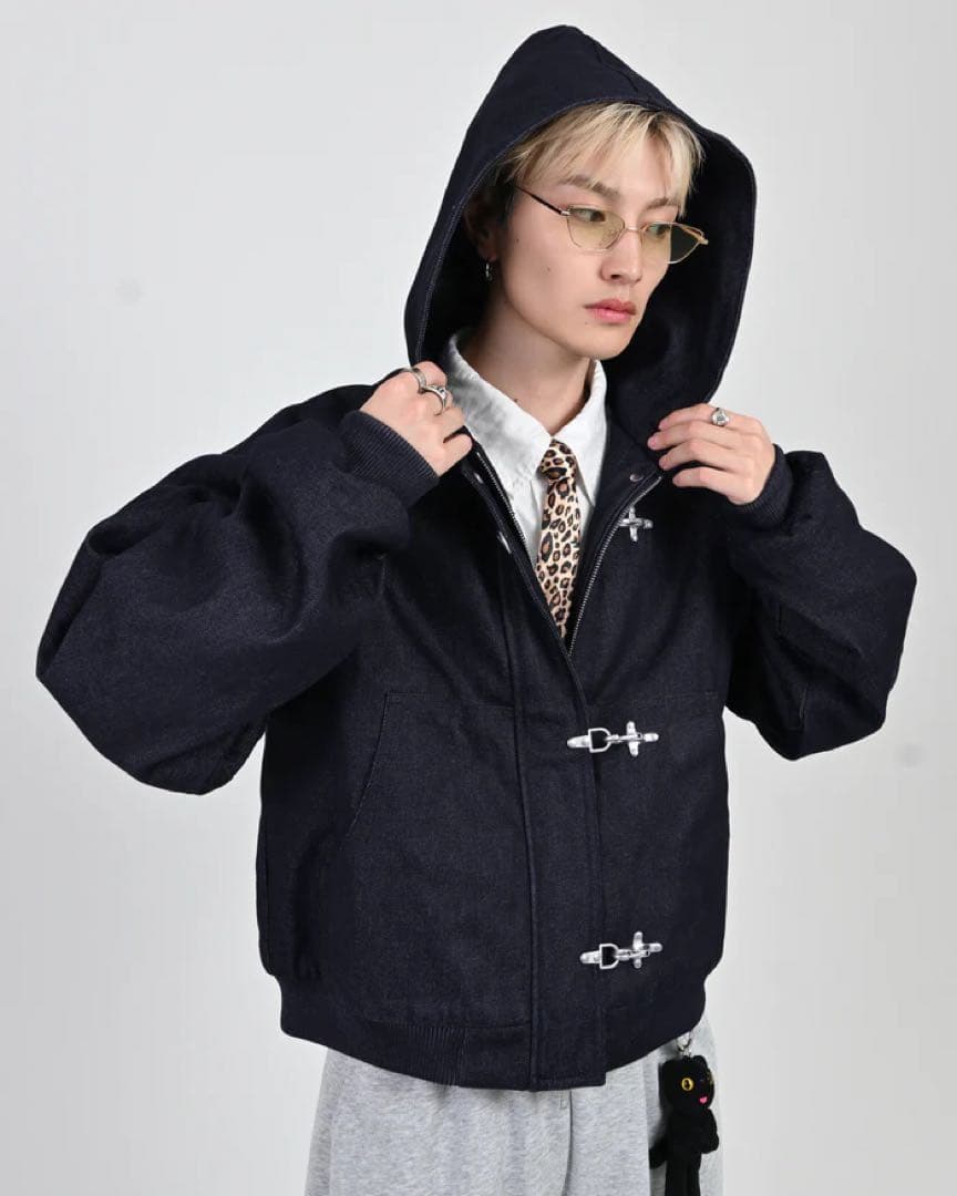 トグルフックリジットアクティブジャケット L2089 S (navy) 地底人