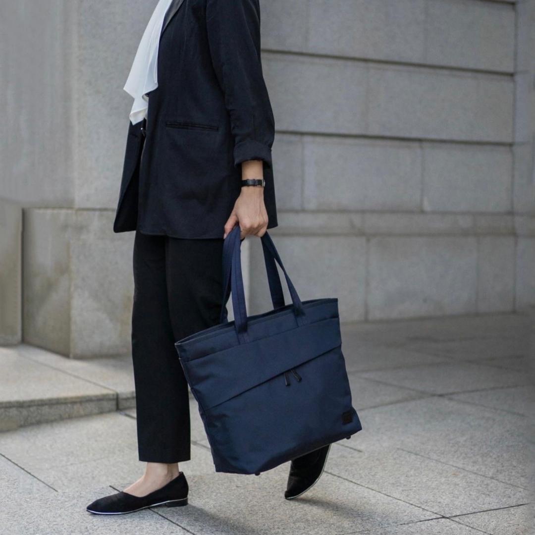 PORTER＿VIEW TOTE(L)＿ポータービュートートネイビー