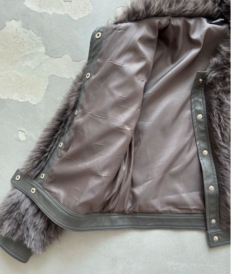 【ViVi掲載】ファーブルゾンジャケット/ファーコート