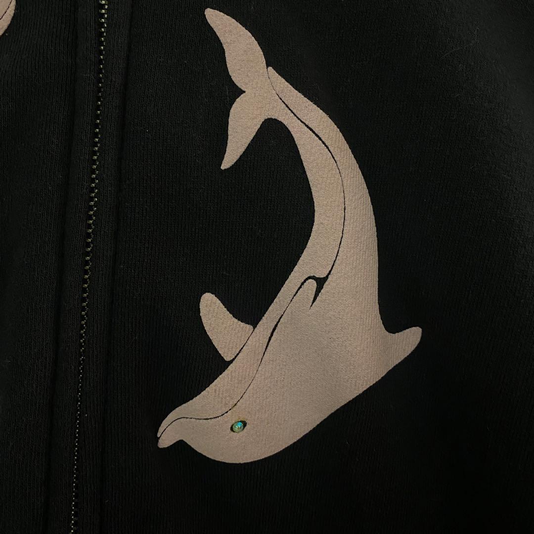 トップス shury Labyrins Two Dolphins Zip Parker