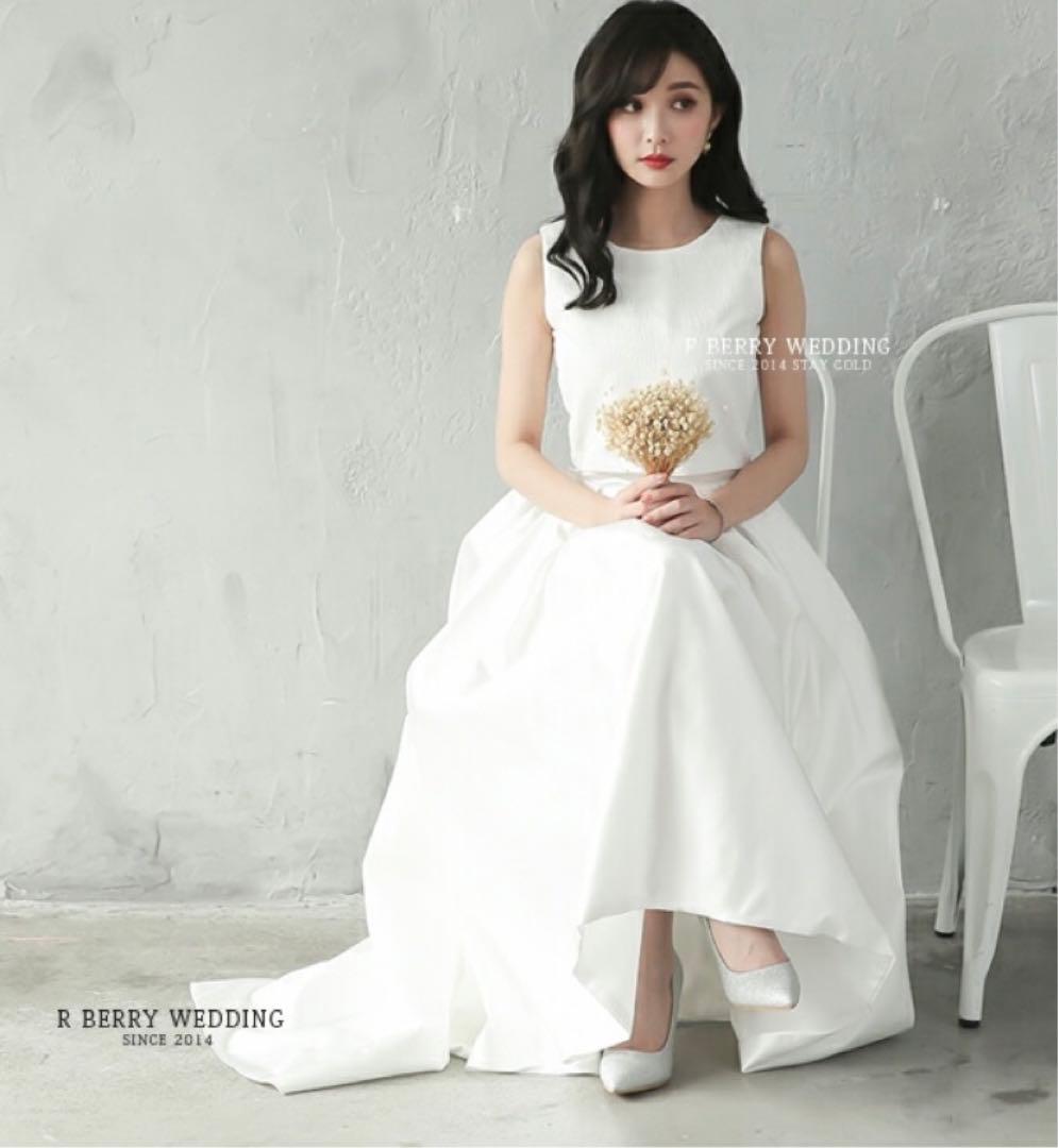 【お値下げ中❣️】R BERRY WEDDING ウェディングドレスXSセパレート