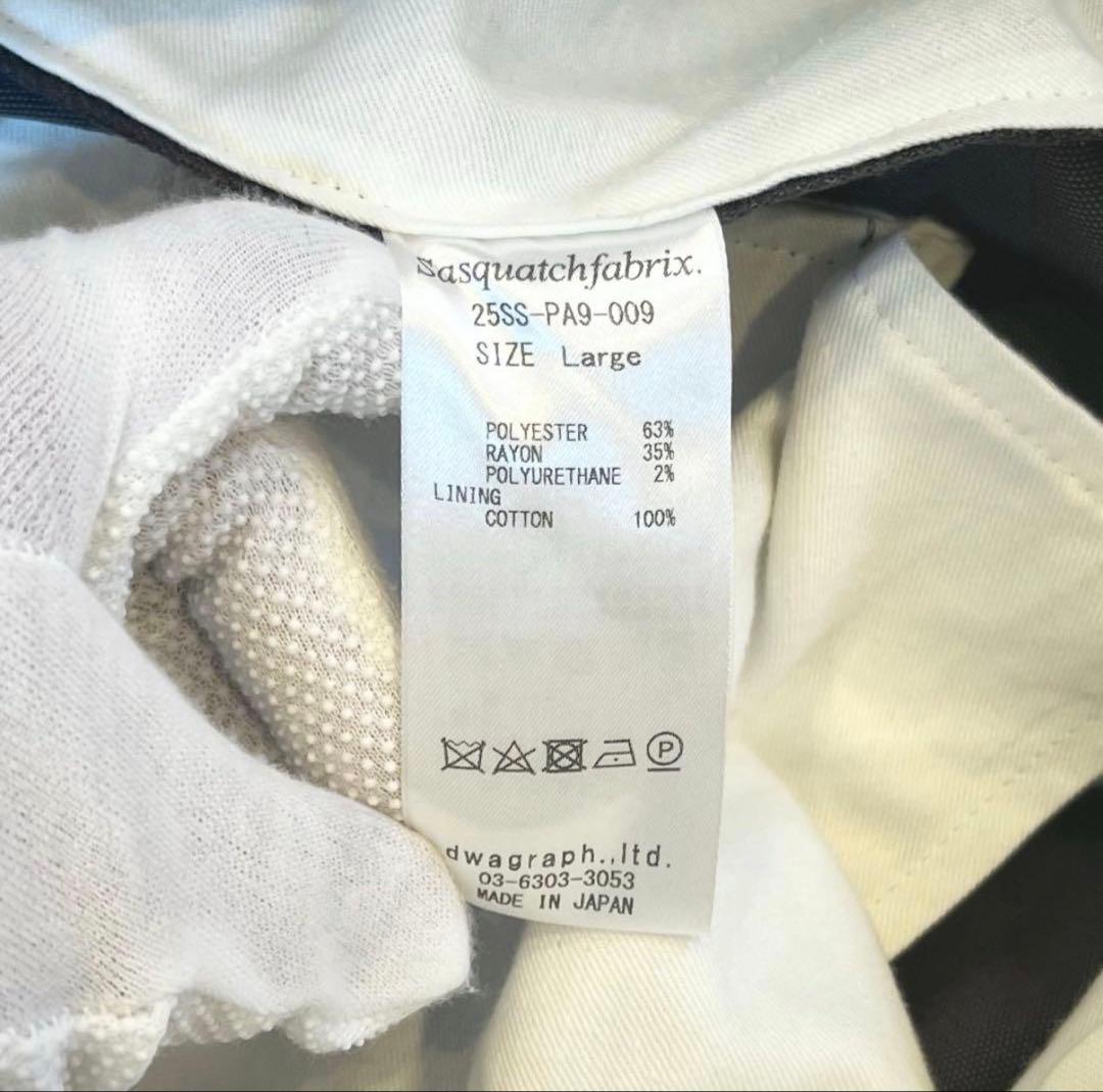 パンツ Sasquatchfabrix. FLARE SILHOUETTE SLACKS