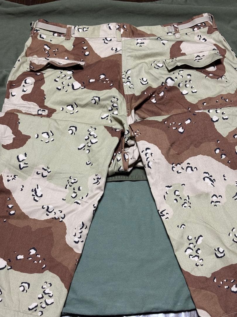 デッドストック米軍 6Cデザート（チョコチップ）カモBDU カーゴパンツ　L-S