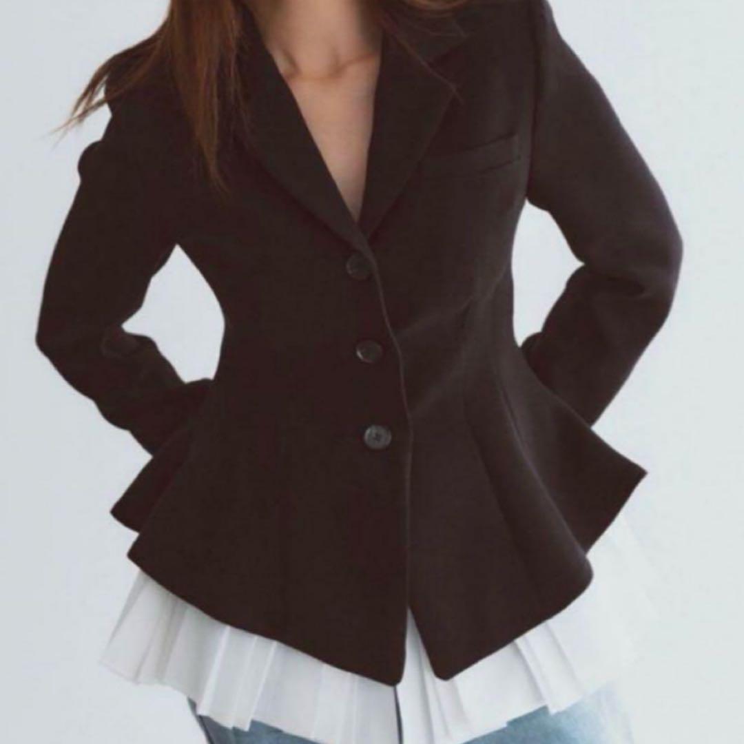 美品♡CADUNE カデュネ神崎 恵さんコラボペプラムジャケット