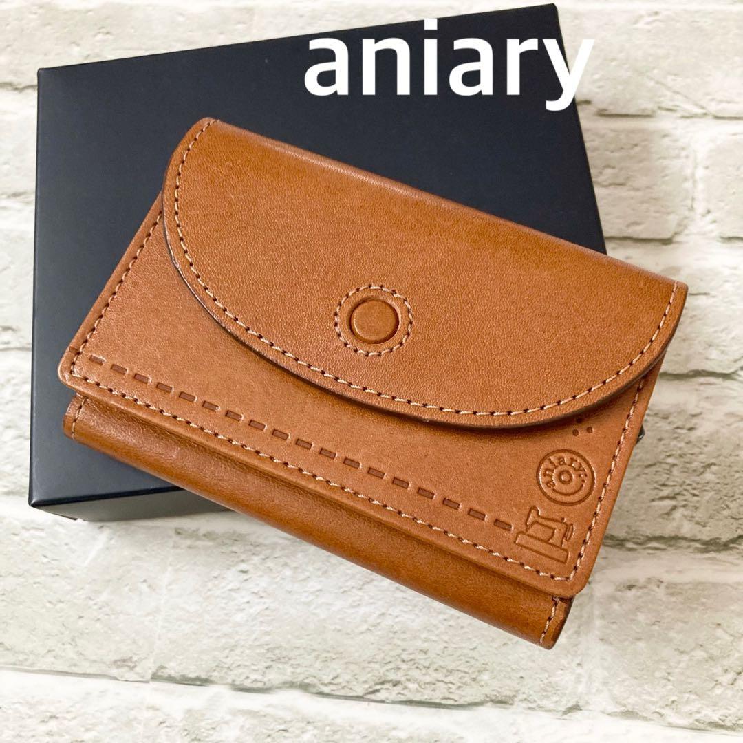 新品　aniary 名刺入れ　カードケース　小銭ケース　箱付き　レザー　アニアリ