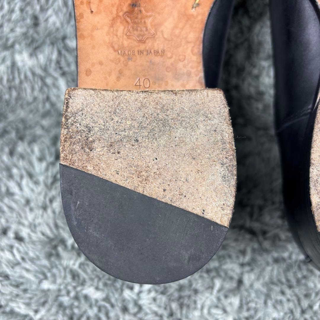 PADRONE パドローネ サイドゴアブーツ 40 ブラック