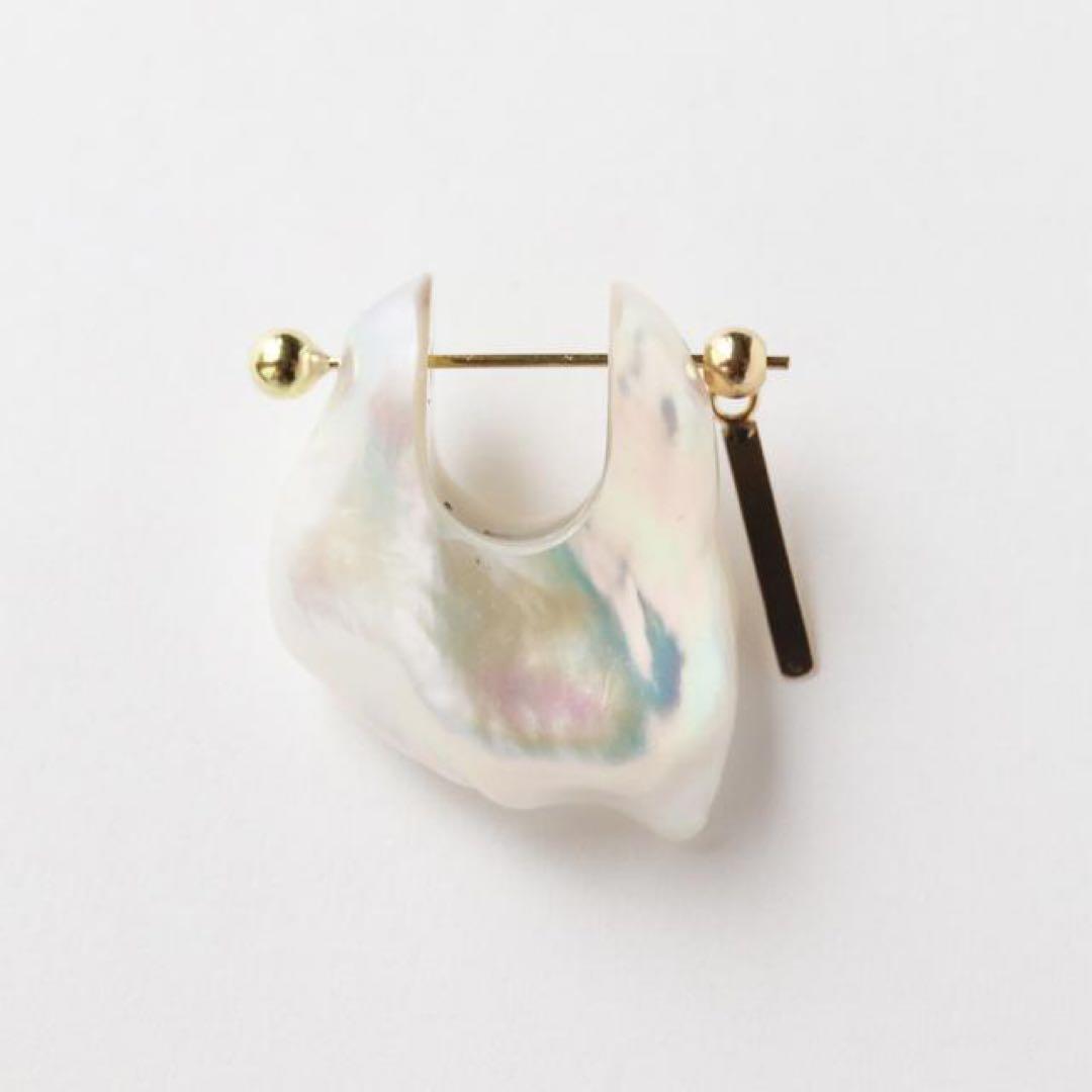 週末SALE MONAKA jewellery パール ロックピアス モナカ