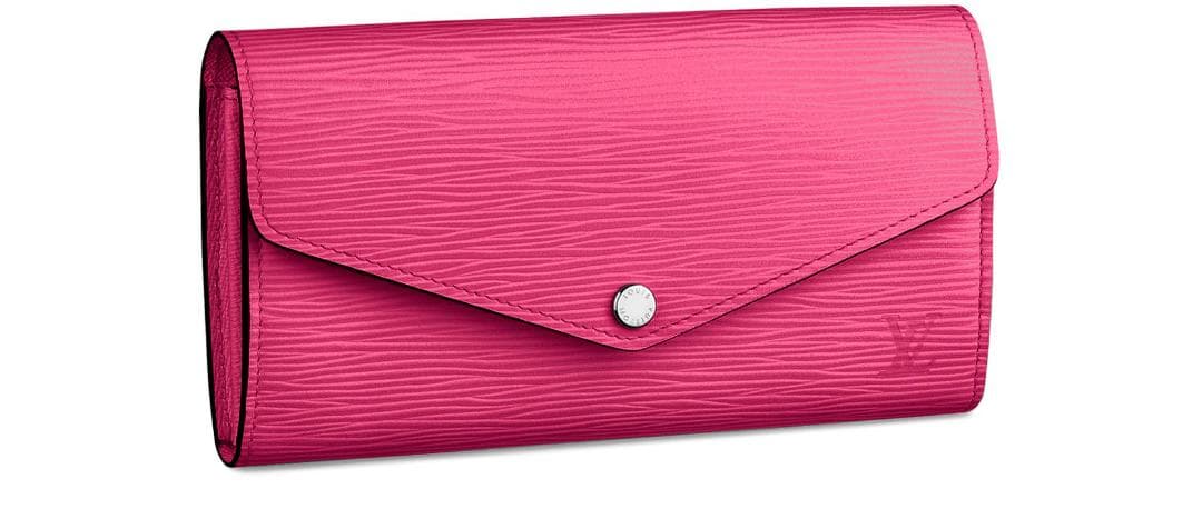 美品！LOUIS VUITTON サラ エピ フューシャピンク 長財布